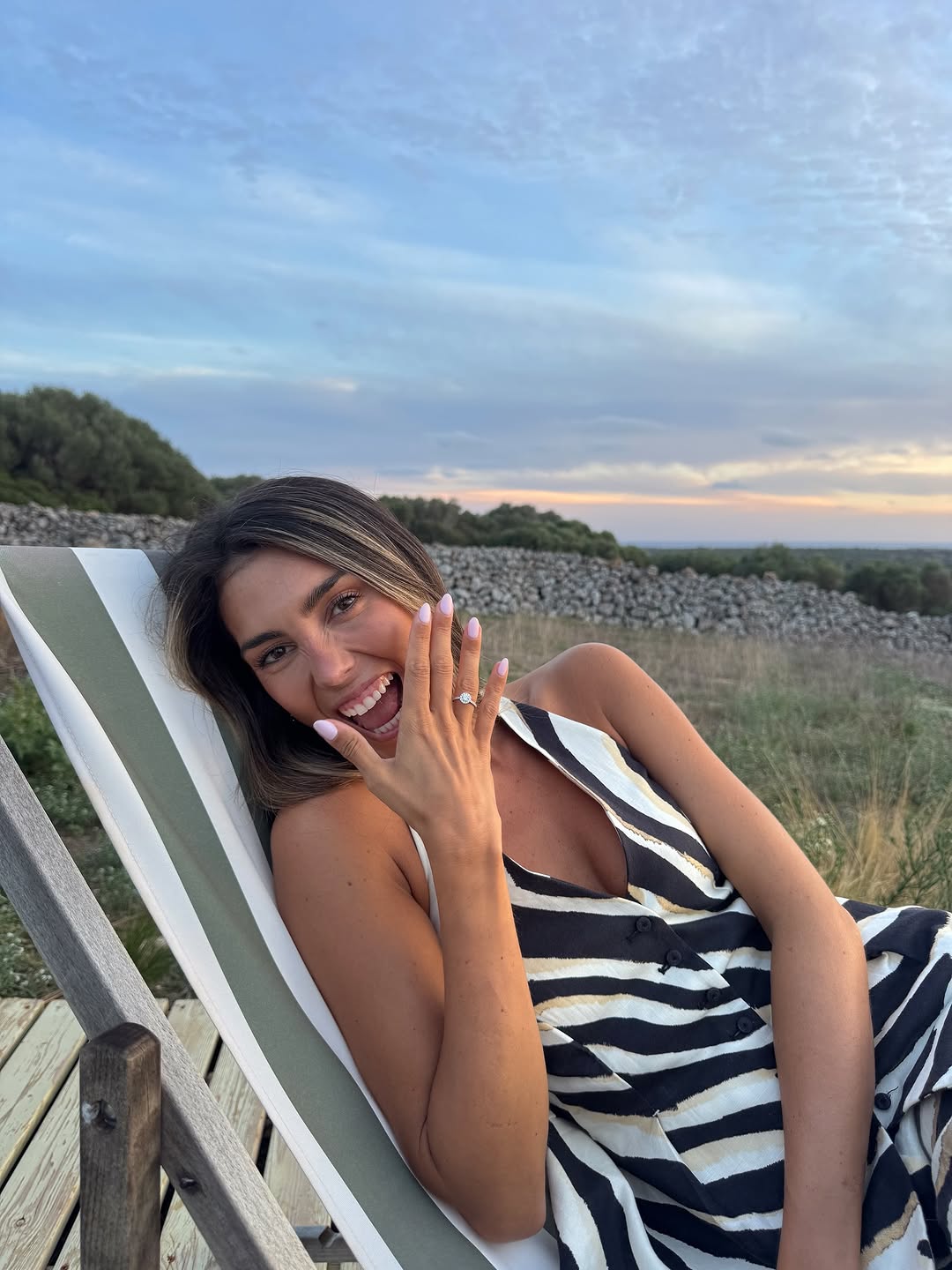 Anna Ferrer, hija de Paz Padilla: las fotos inéditas de su pedida de mano en Menorca