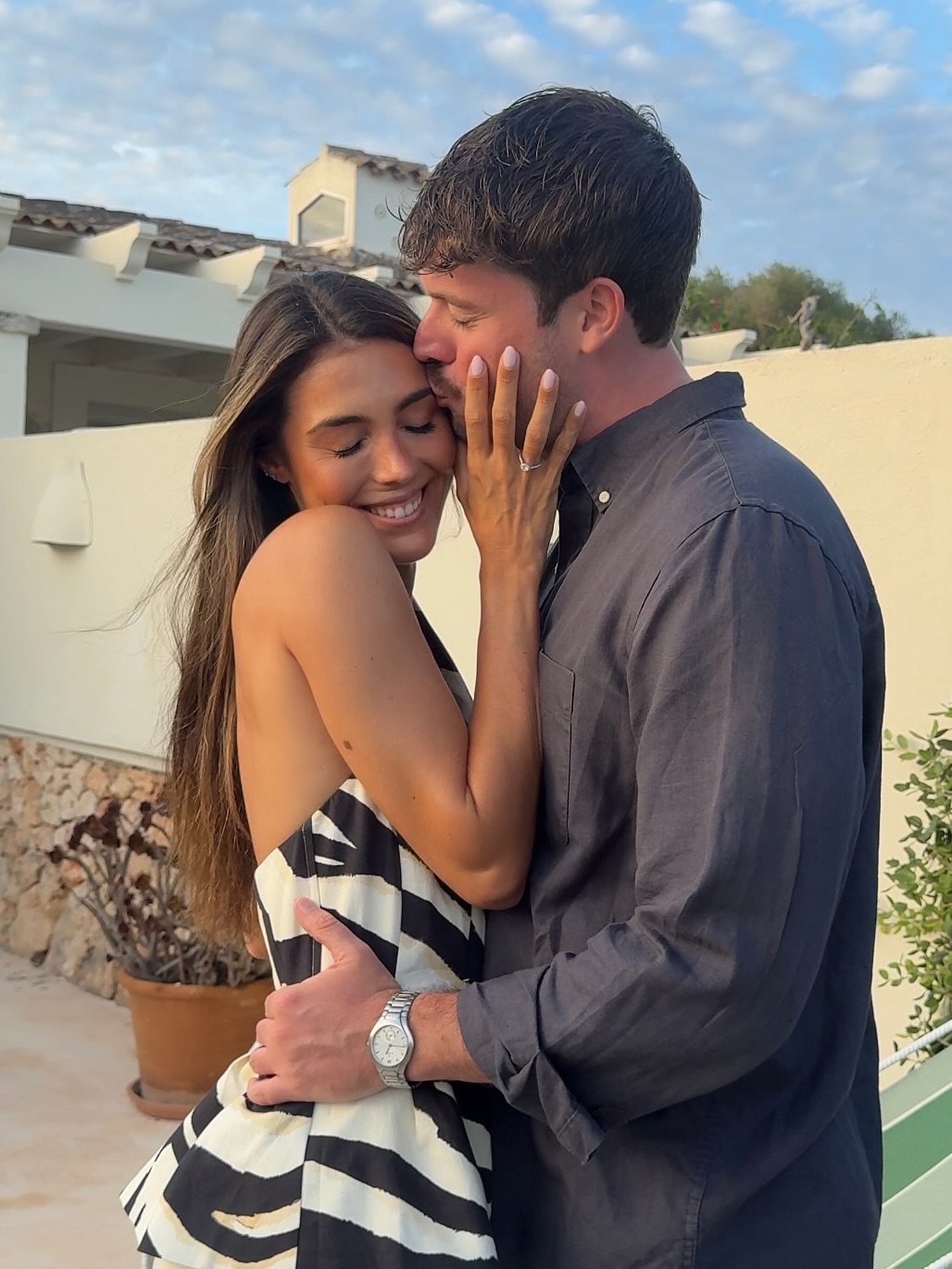 Anna Ferrer, hija de Paz Padilla: las fotos inéditas de su pedida de mano en Menorca