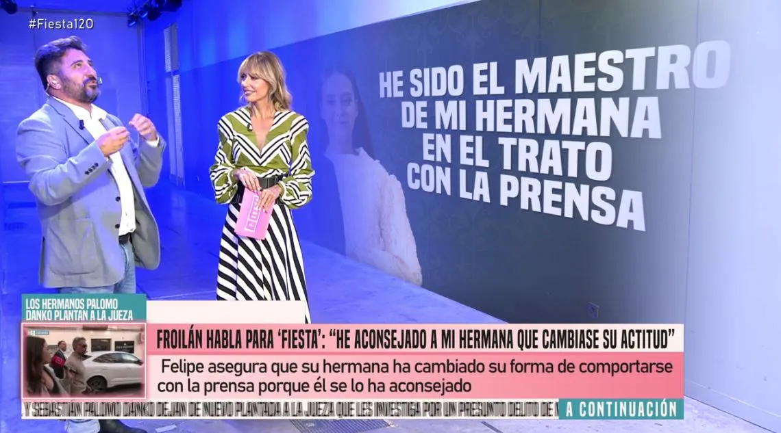 Sergio Garrido ha hablado con Froilán para 'Fiesta'.