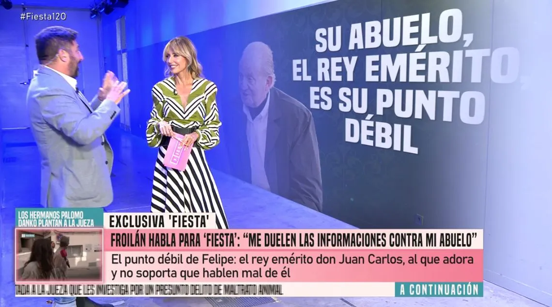 Sergio Garrido ha hablado con Froilán para 'Fiesta'.
