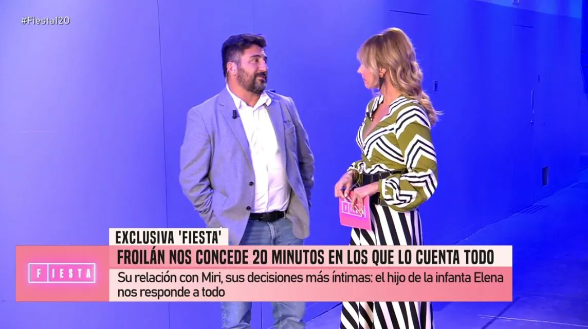 Sergio Garrido ha hablado con Froilán para 'Fiesta'.