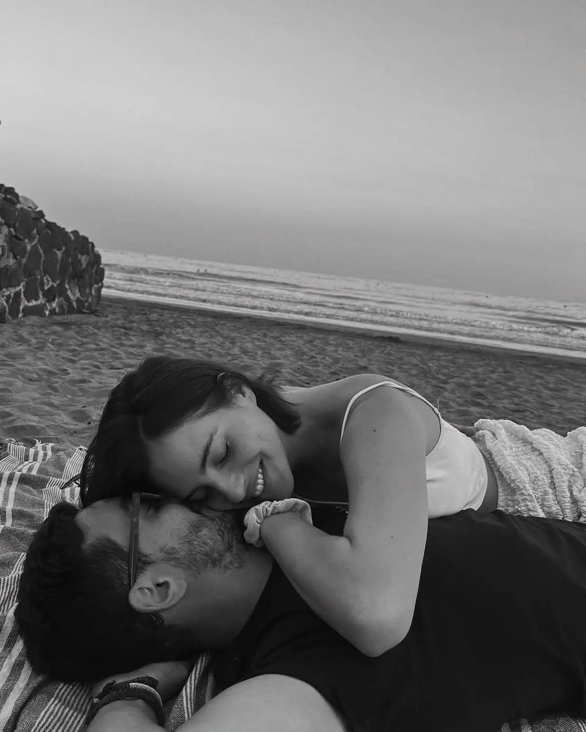 Andrea Duro y su novio