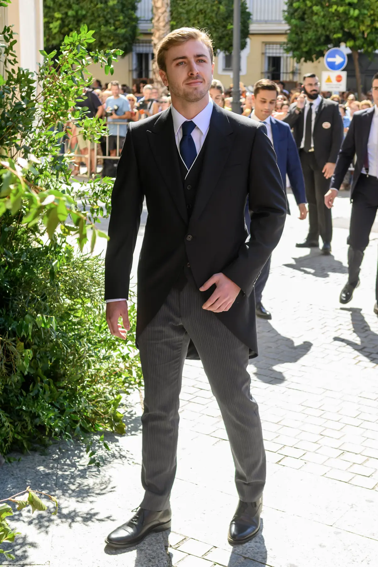 Luis Martínez de Irujo, hijo mayor del novio