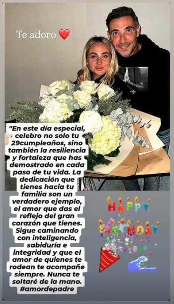 rocio flores celebracion cumpleaños antonio david familia