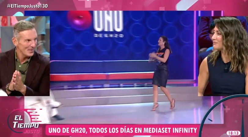 Nagore Robles y Joaquín Prat en 'El tiempo justo'.