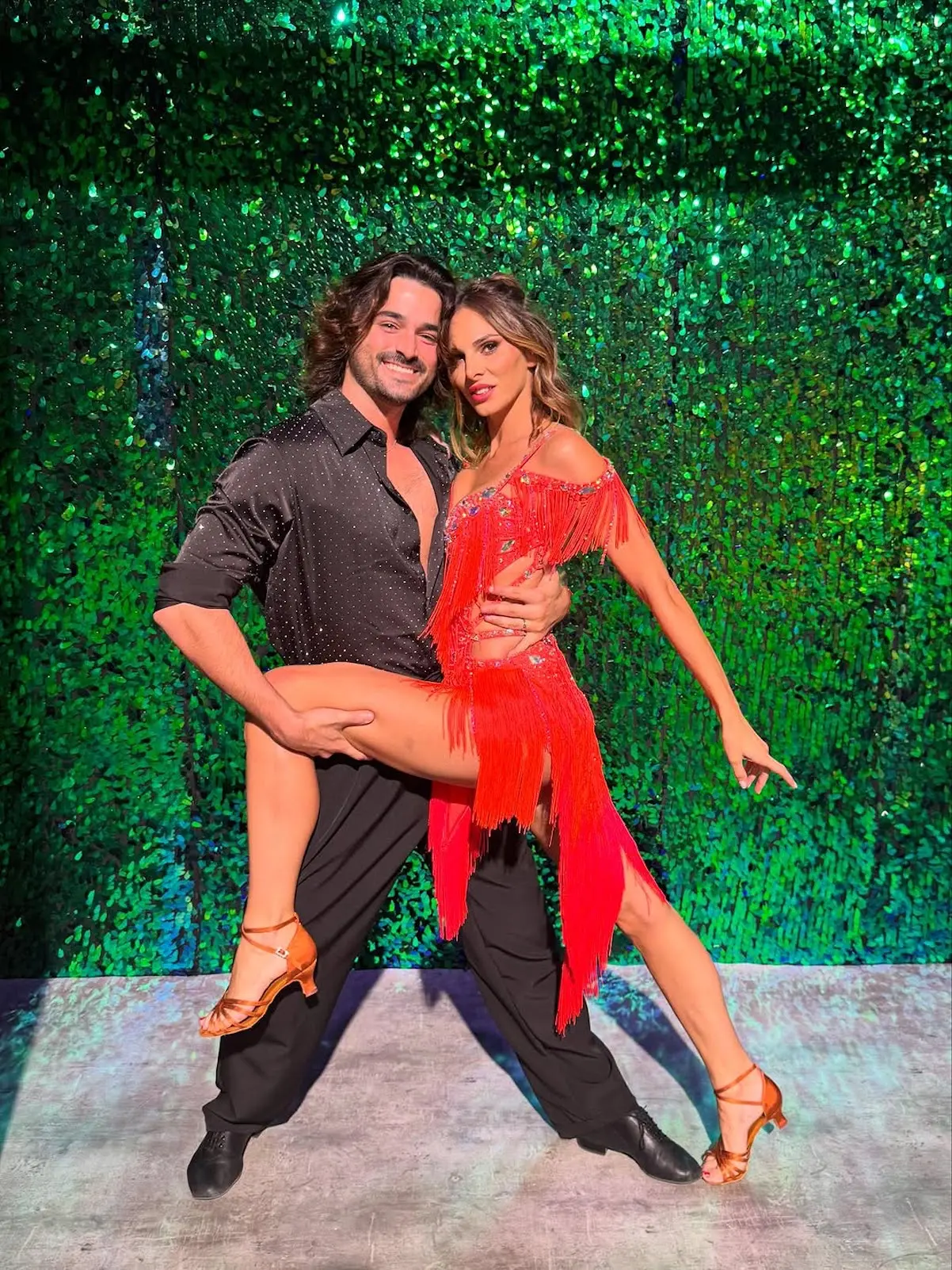 Irene Rosales en Bailando con las estrellas.