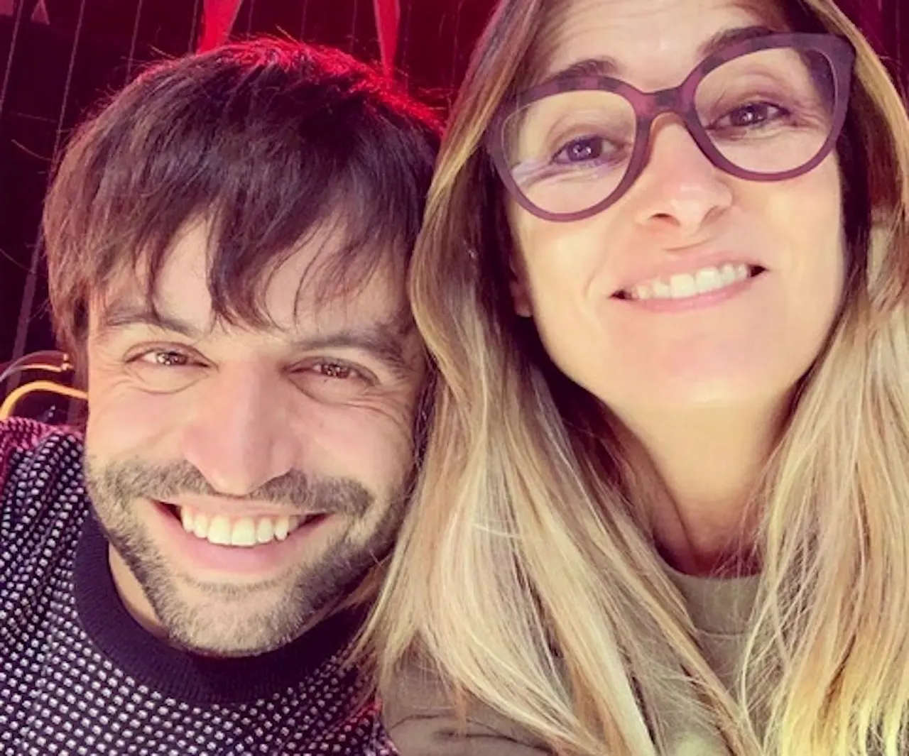 Noemí Galera y Manu Guix, antes, en 'Operación Triunfo 2001'.