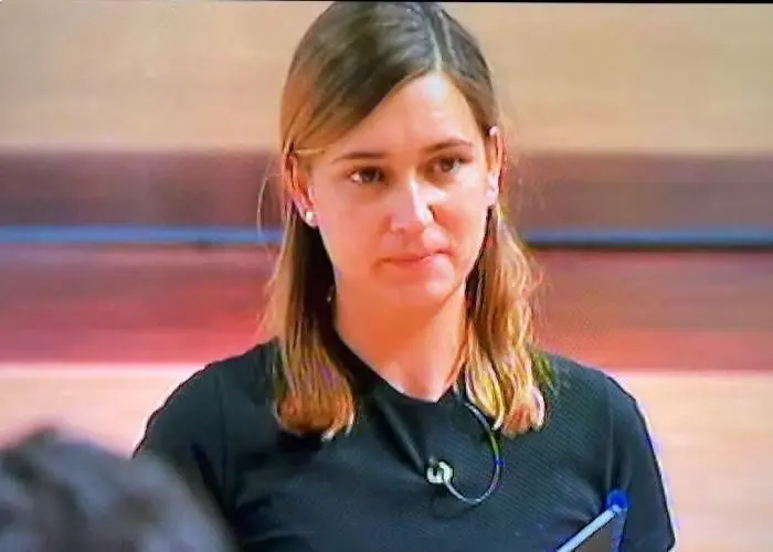 Noemí Galera y Manu Guix, antes, en 'Operación Triunfo 2001'.