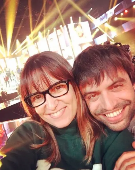 Noemí Galera y Manu Guix, antes, en 'Operación Triunfo 2001'.