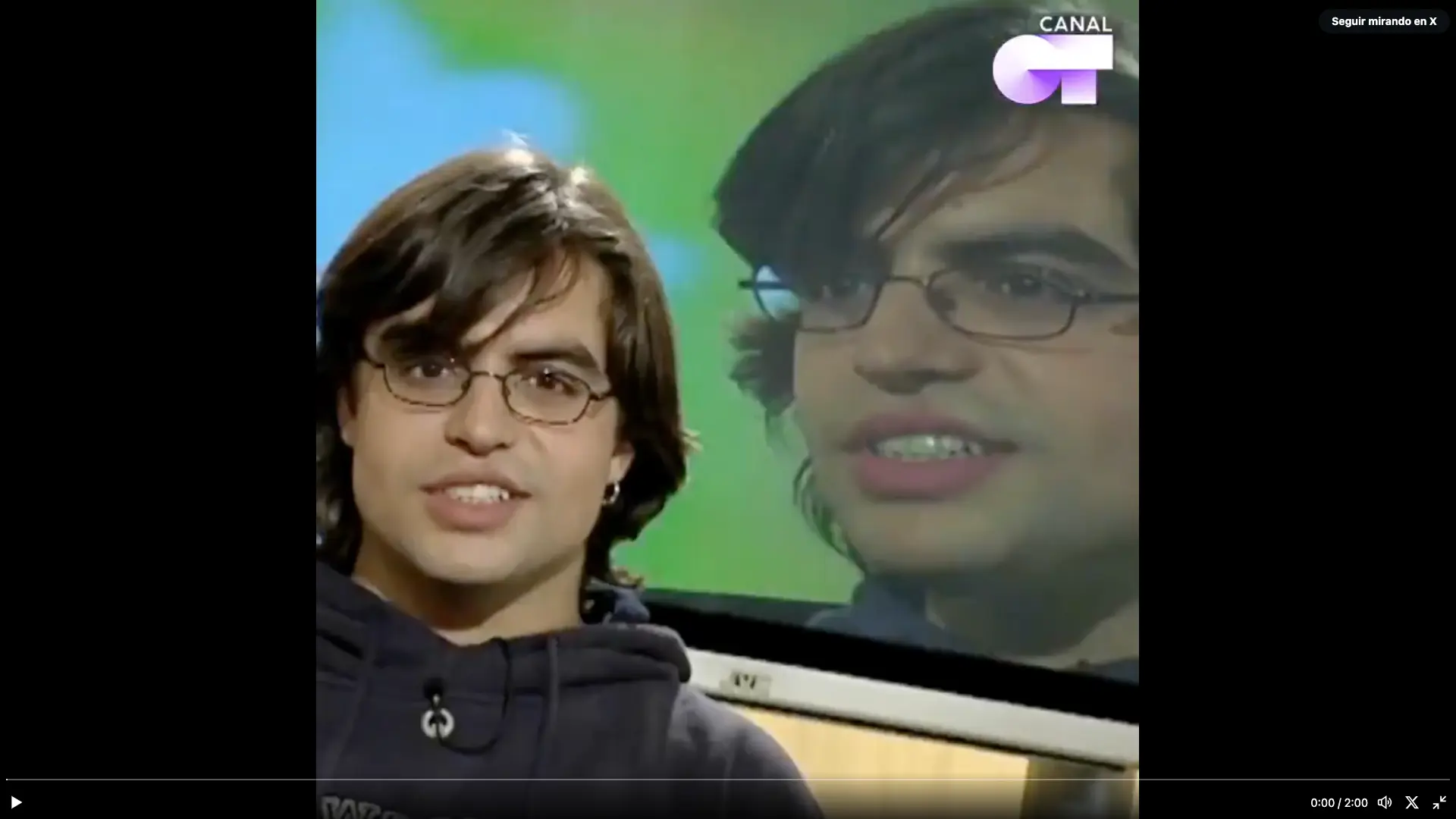 Noemí Galera y Manu Guix, antes, en 'Operación Triunfo 2001'.