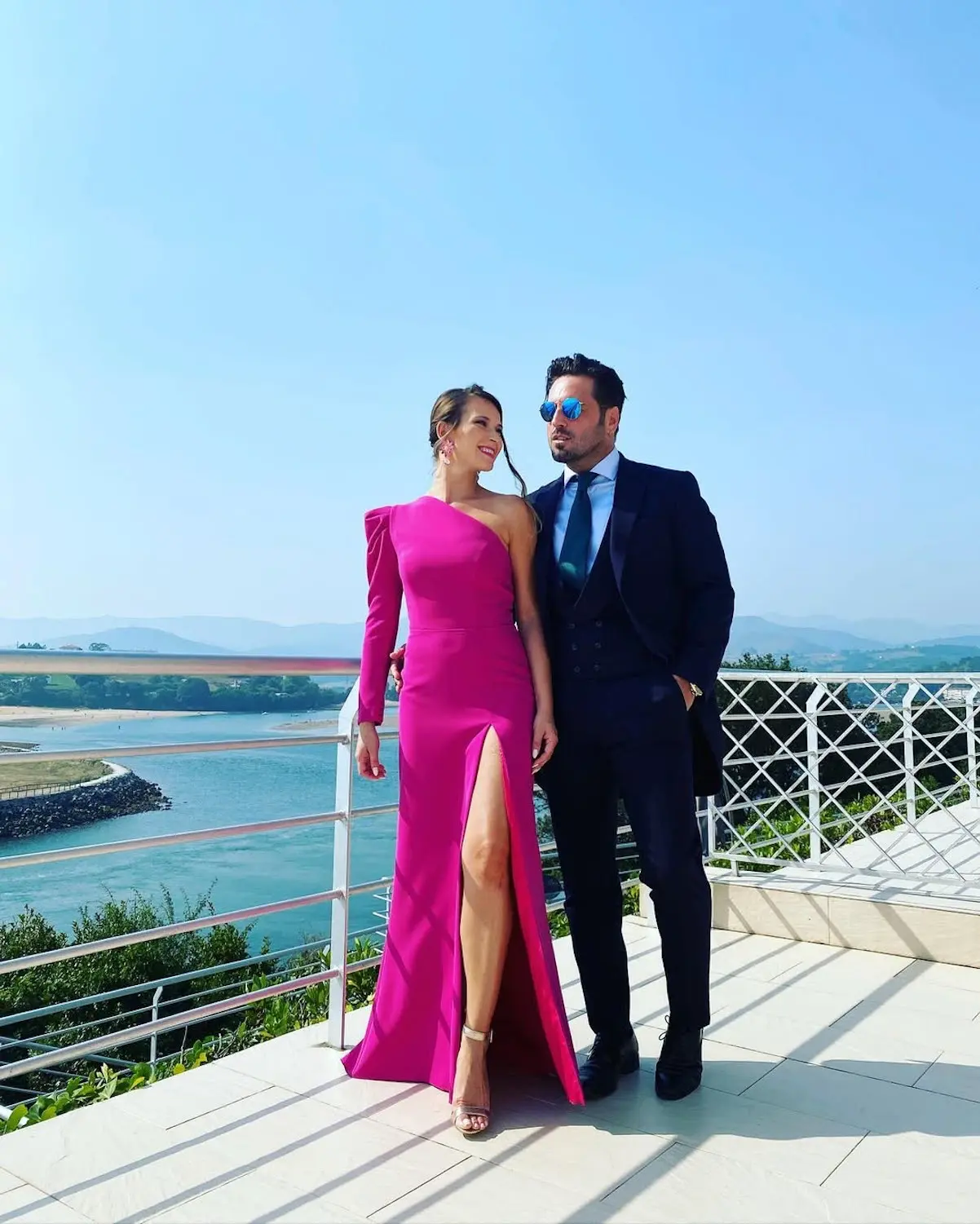 David Bustamante con su novia Yana Olina