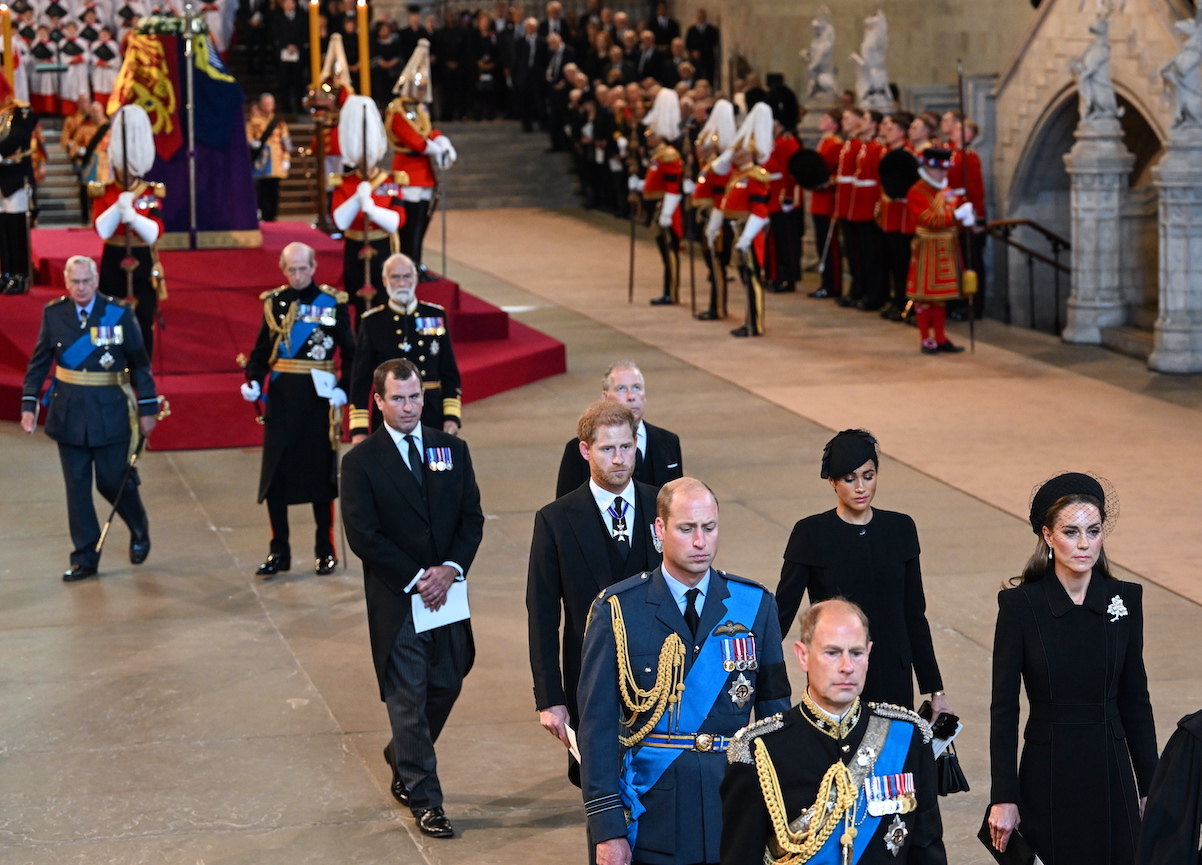 Meghan Markle en el funeral de Isabel II