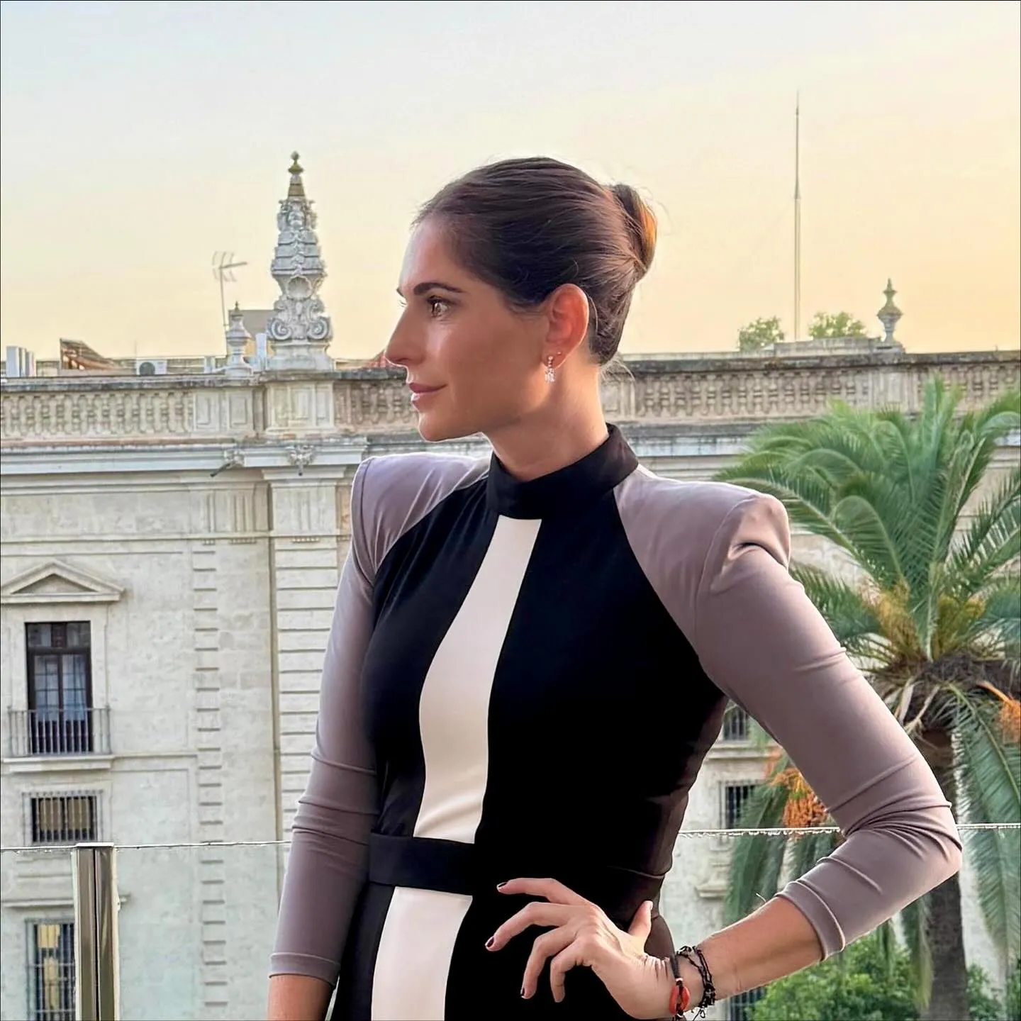 Lourdes Montes en una entrega de premios.