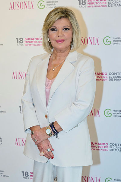 Terelu Campos en el evento de la Asociación Española Contra el Cáncer y Ausonia.