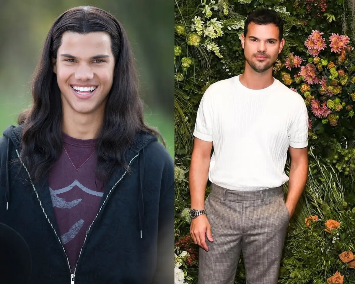 Taylor Lautner antes y ahora.