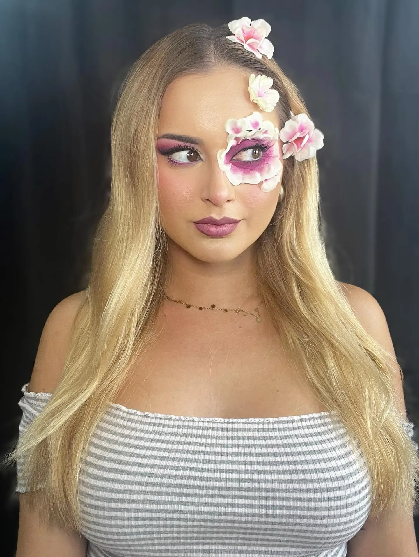 Clara, la novia maquilladora de Andy Morales.