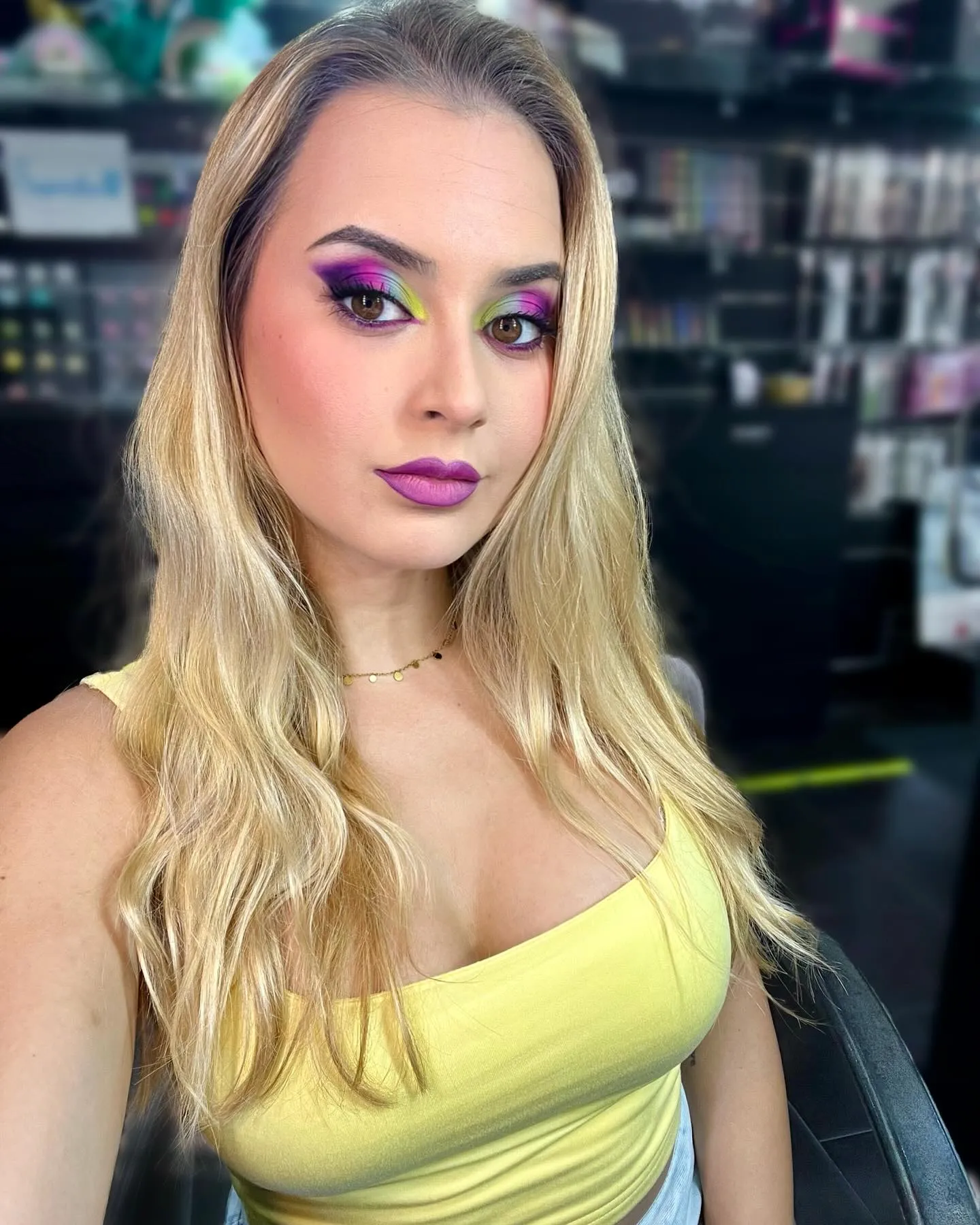 Clara, la novia maquilladora de Andy Morales.