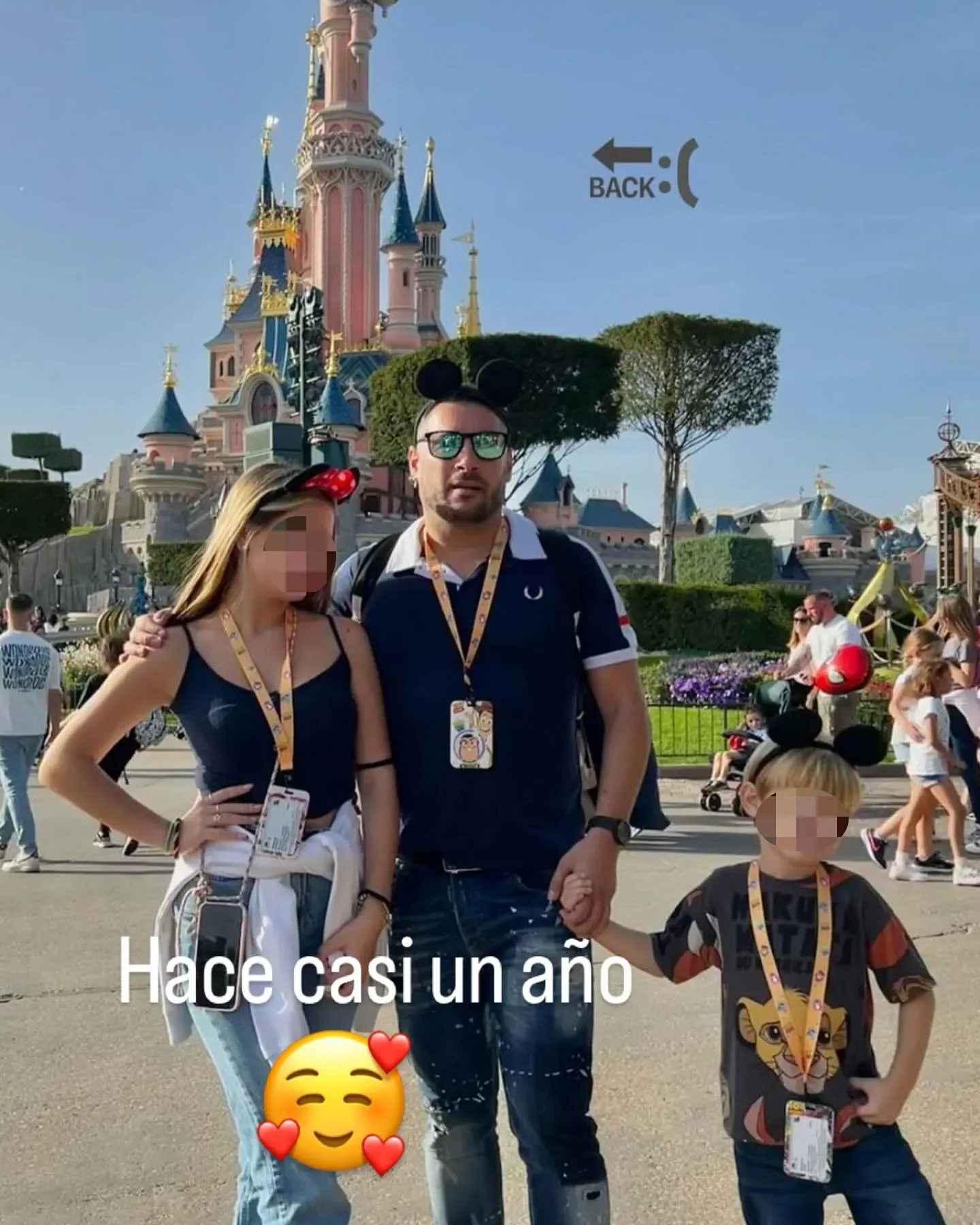 Andy, con sus hijos Claudia y Andy.
