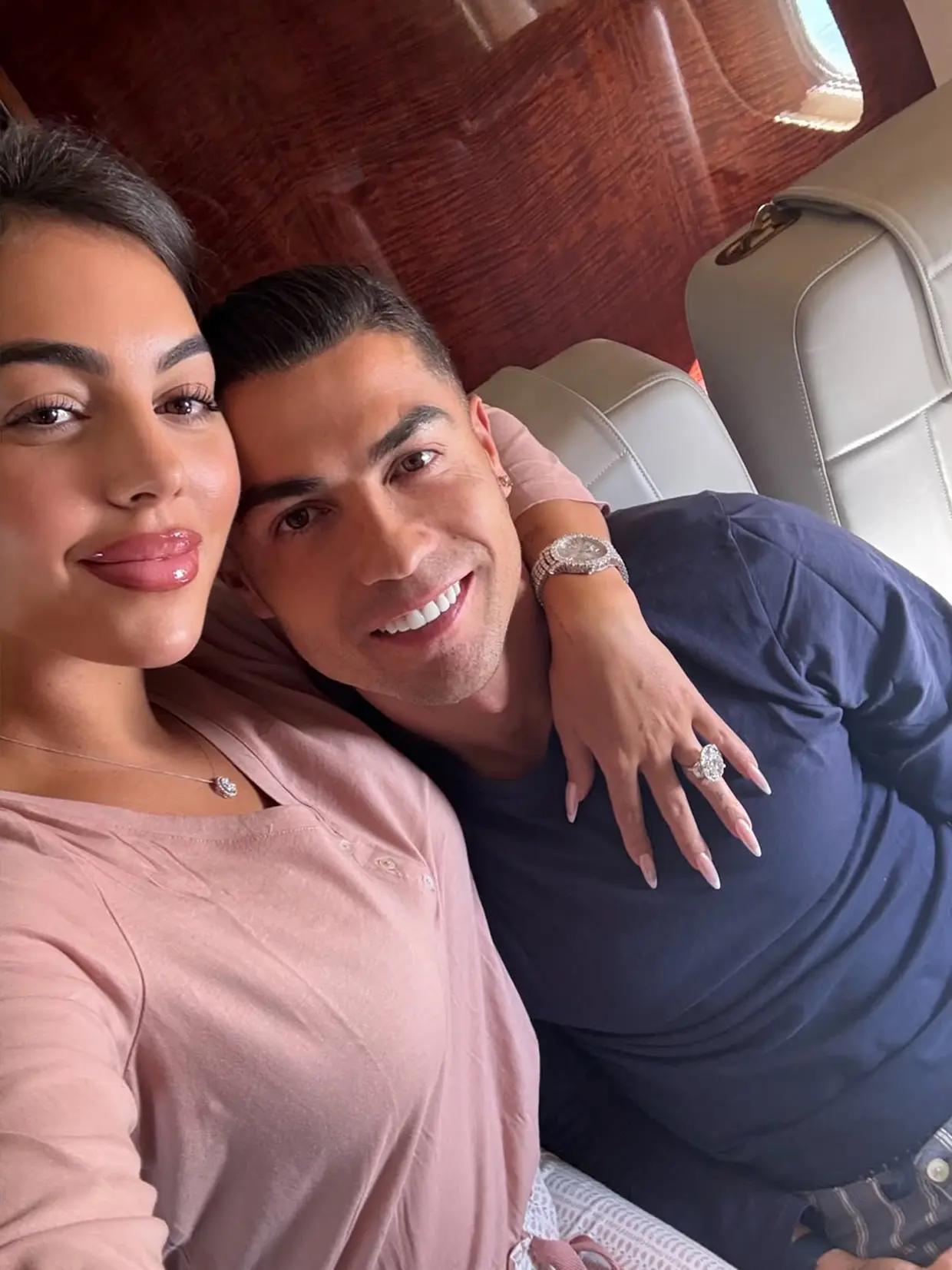 Georgina Rodríguez y Cristiano Ronaldo