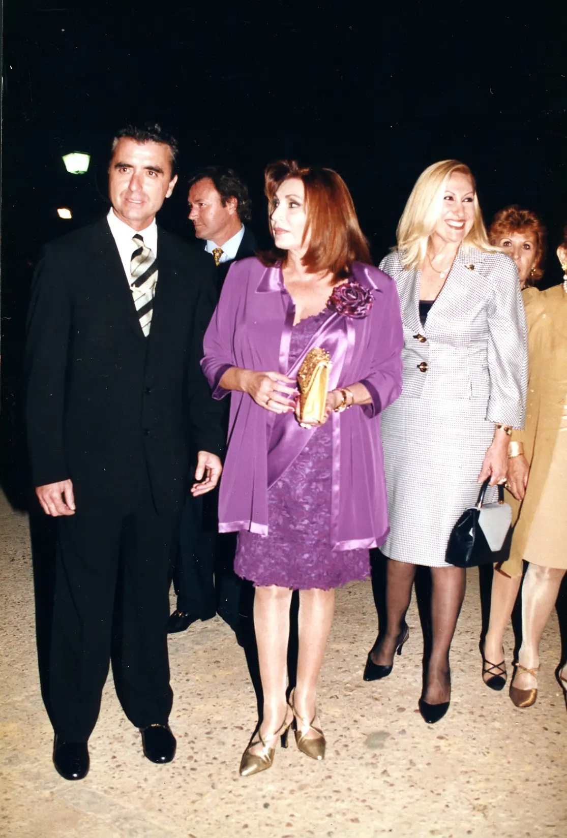 Rosa Benito, José Ortega Cano y Rocío Jurado