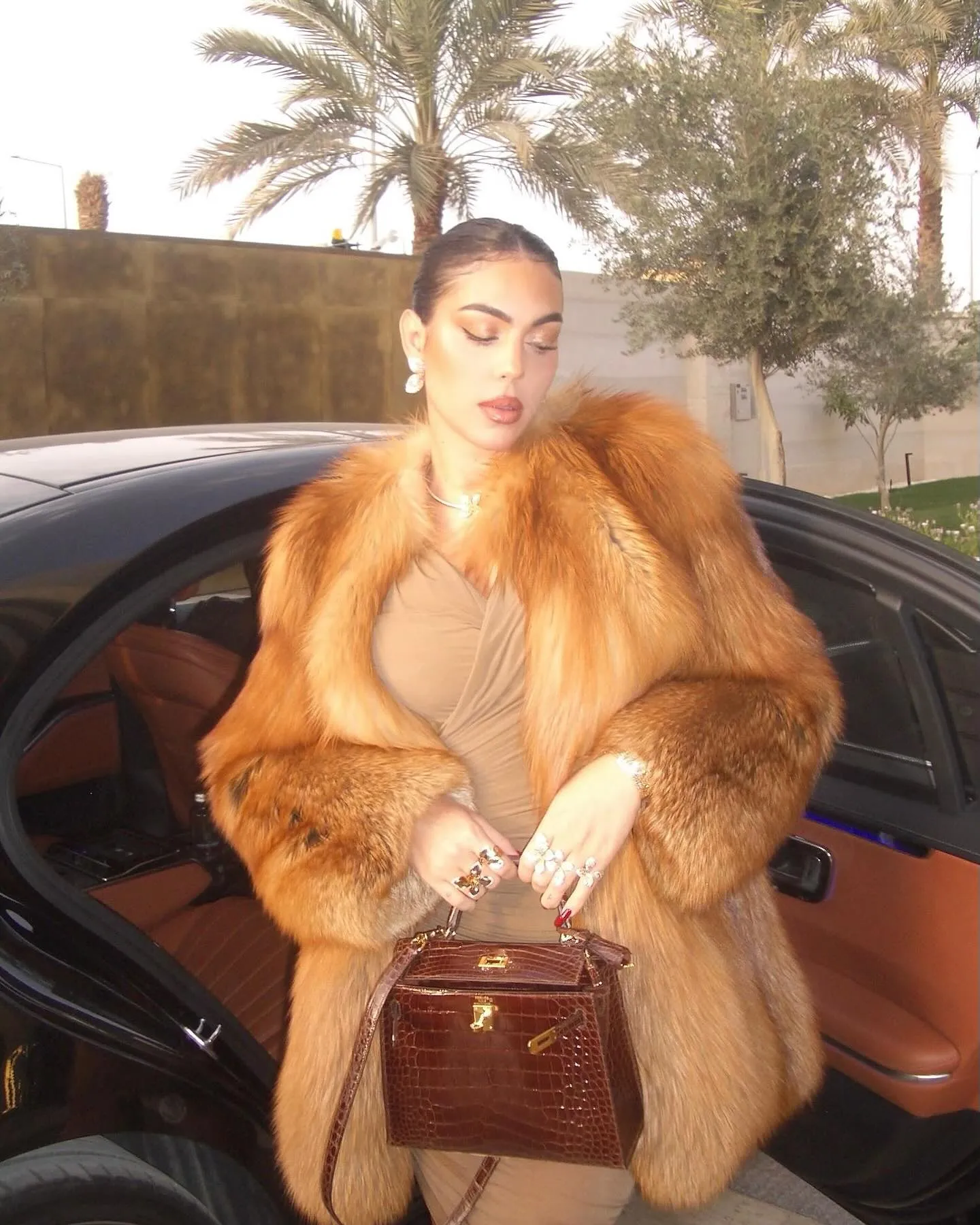 La colección de bolsos Birkin de Hermès de Georgina Rodríguez.