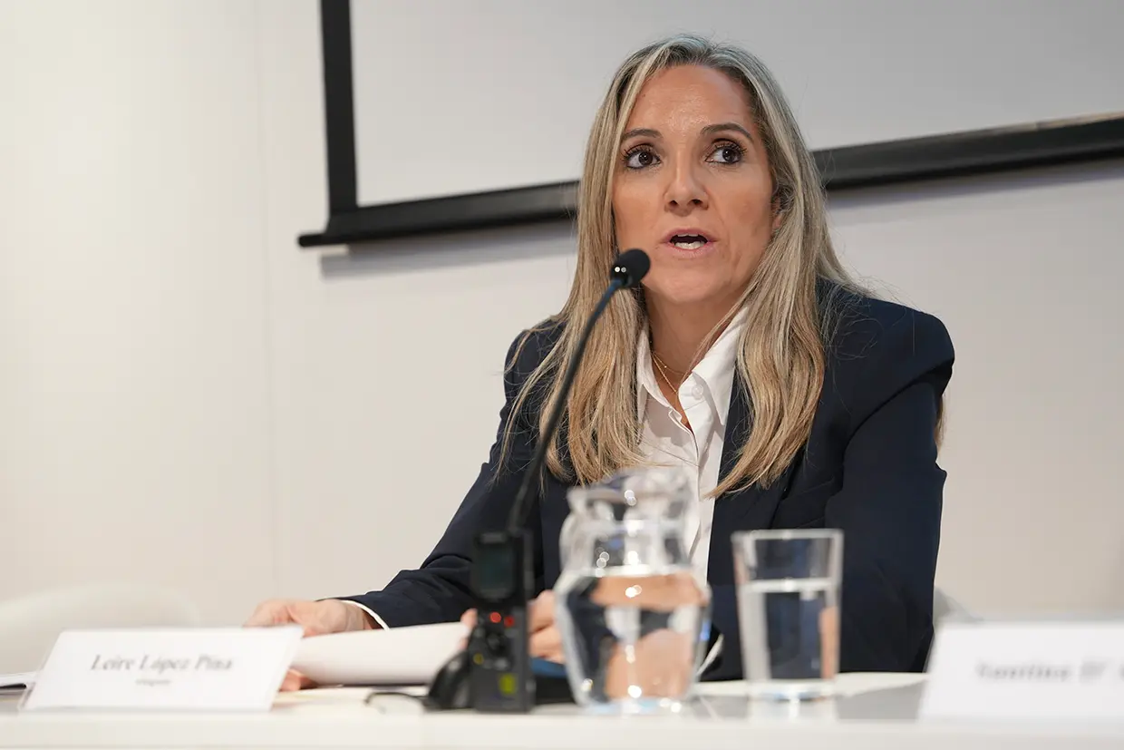 Leire López, la abogada.