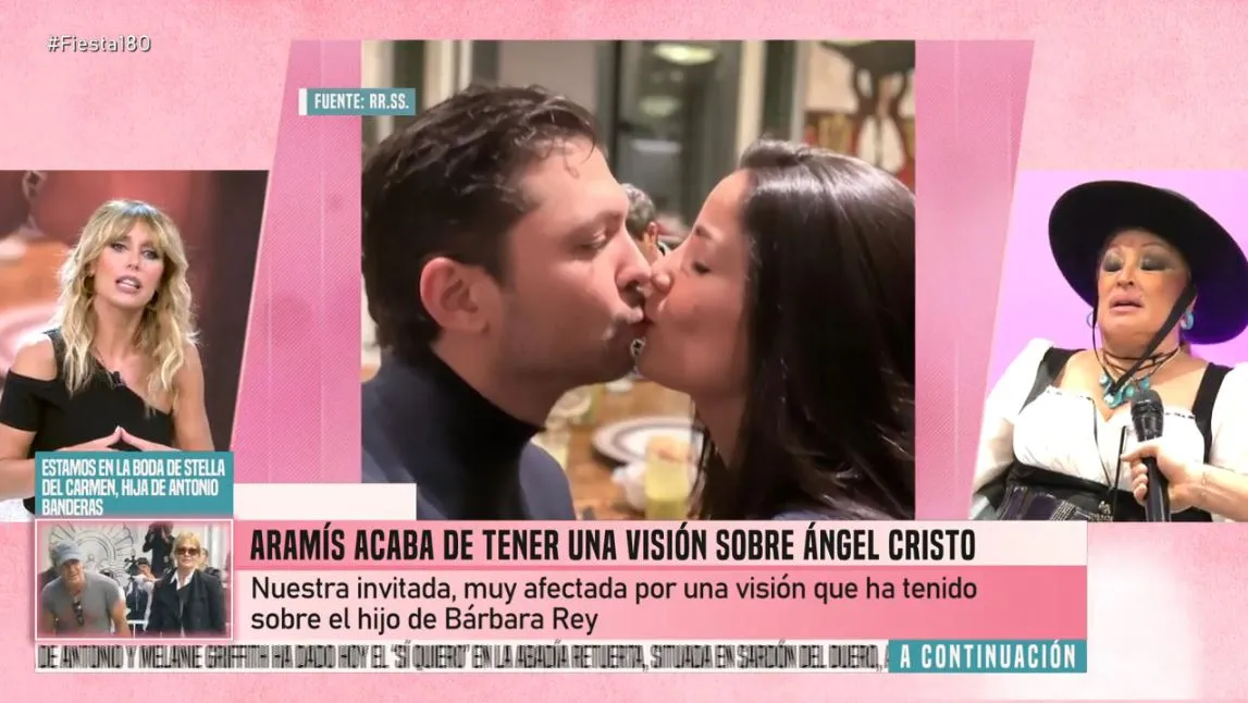 Aramís Fuster, atendida de urgencia en 'Fiesta'.