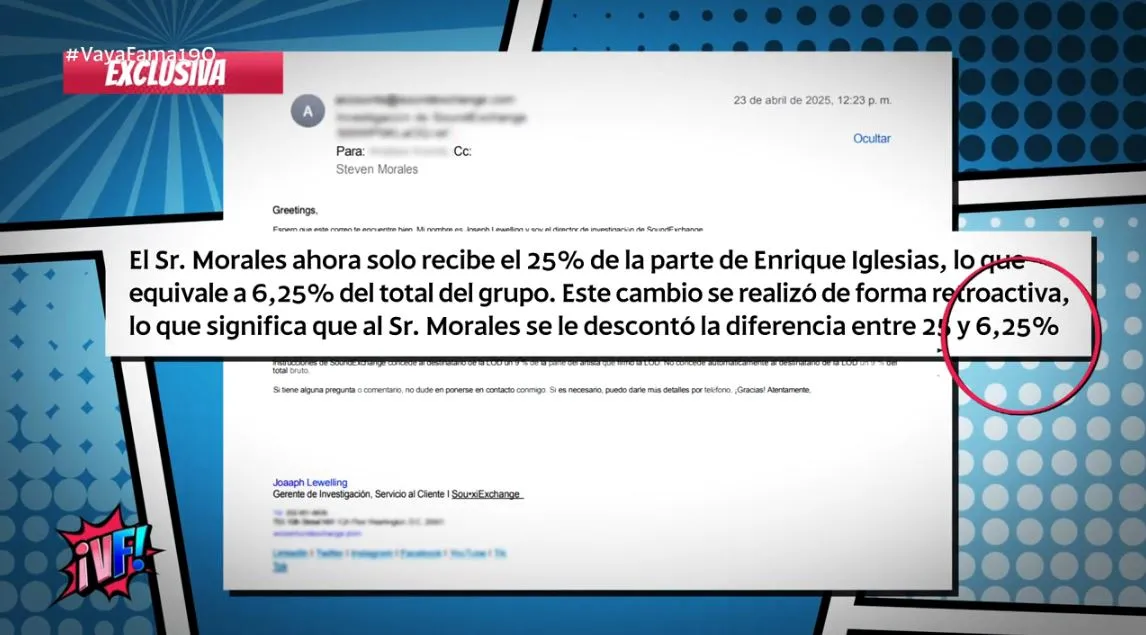 El productor Steve Morales ha demandado a Enrique Iglesias.