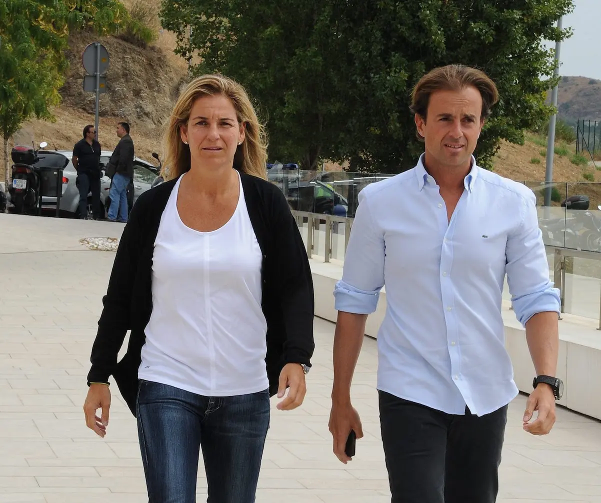 Josep Santacana y Arantxa Sánchez-Vicario