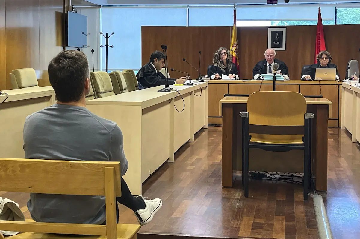 Toño Sanchís declarando ante el juez