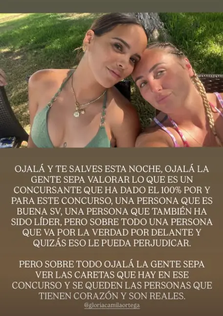 rocio flores gloria camila contra supervivientes