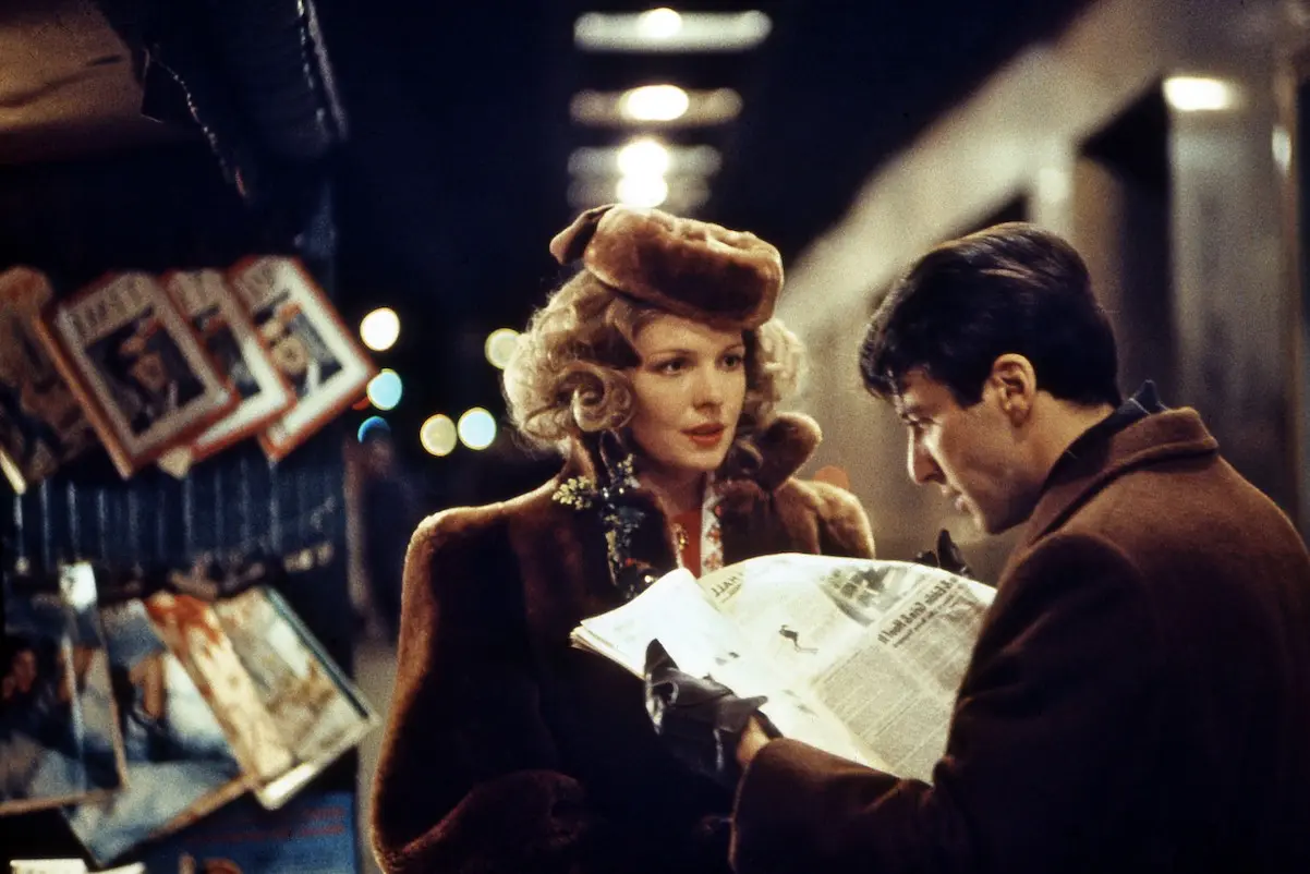 Diane Keaton con Al Pacino, con quien vivió un amor intermitente