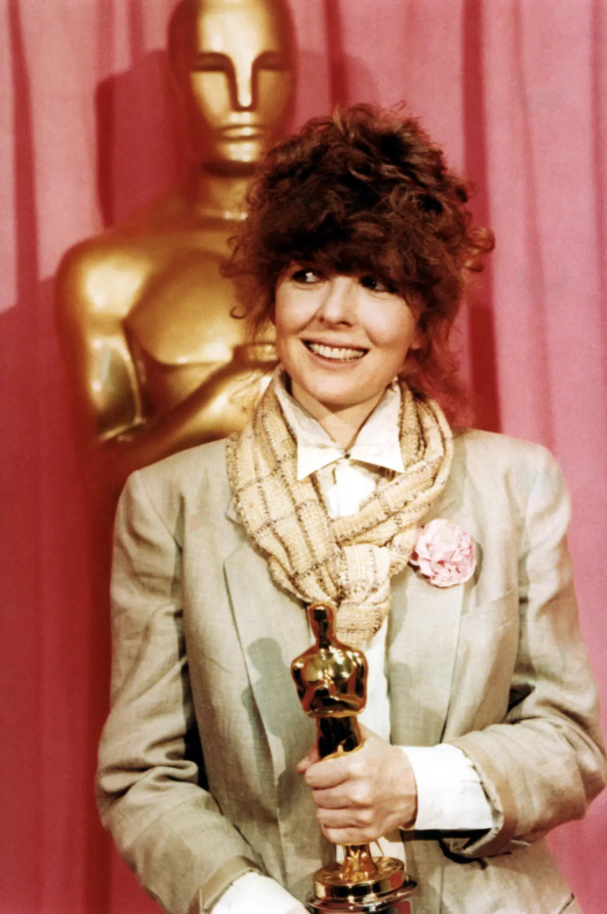 Diane Keaton con su Oscar
