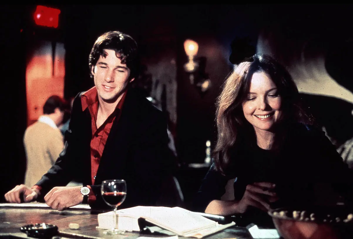 Diane Keaton con un jovencísimo Richard Gere en "Buscando a Mr. Goodbar"
