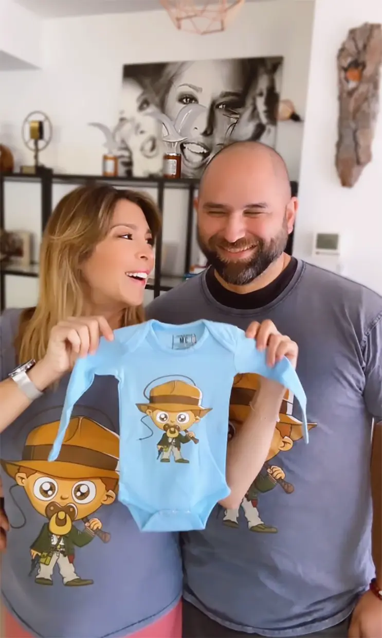 Gisela con su ex