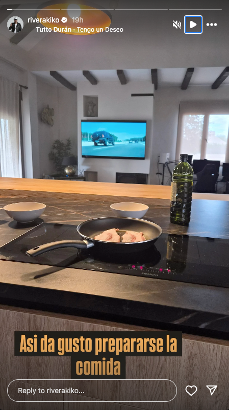 Kiko Rivera presume de su lujosa nueva cocina abierta