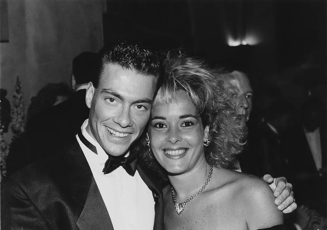Jean Claude Van Damme con Cynthia, su segunda esposa
