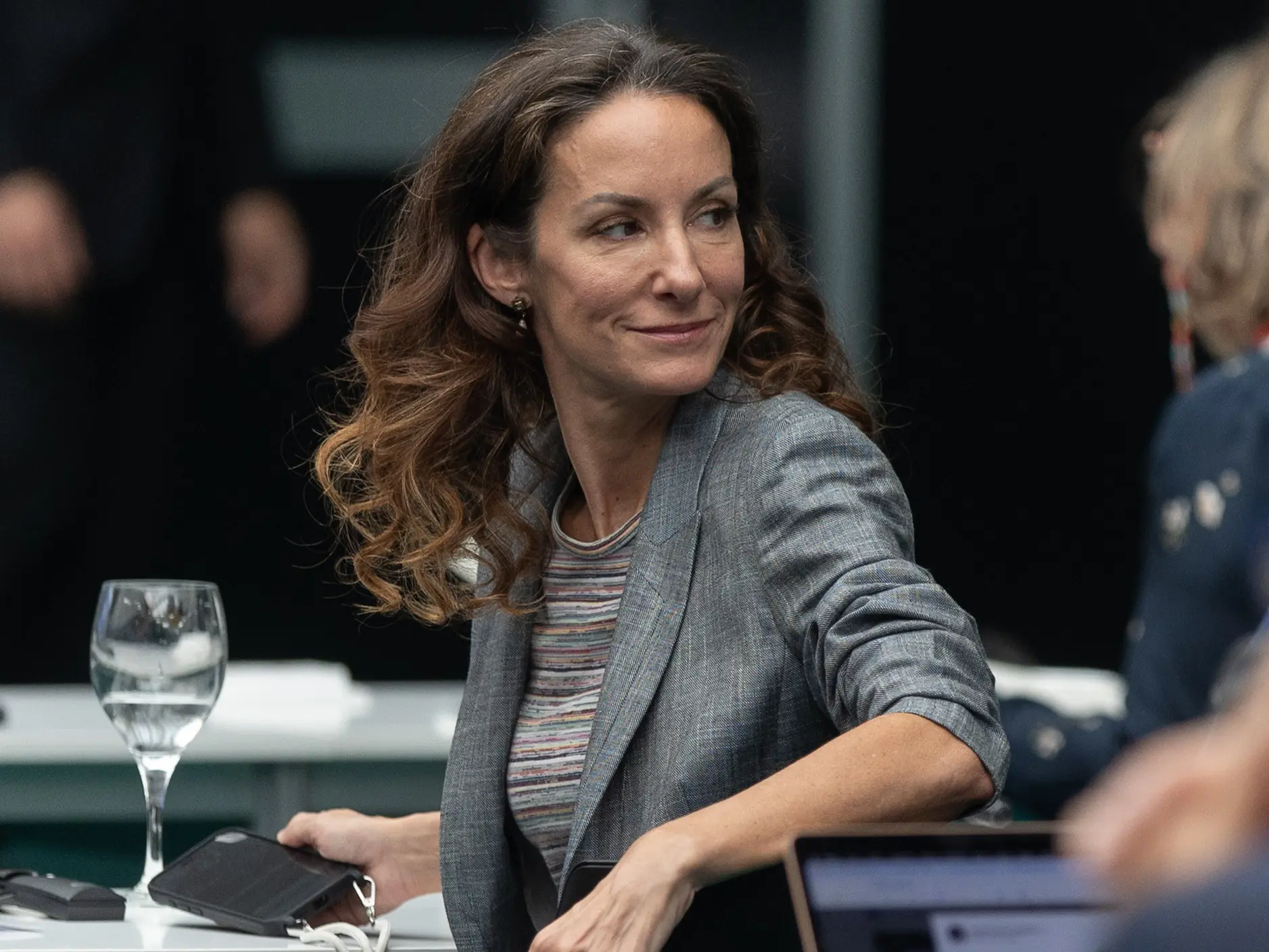 telma reaparicion guiño reina letizia