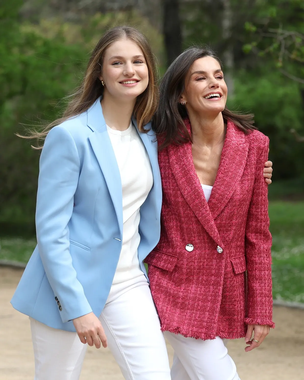 La reina Letizia y la princesa Leonor