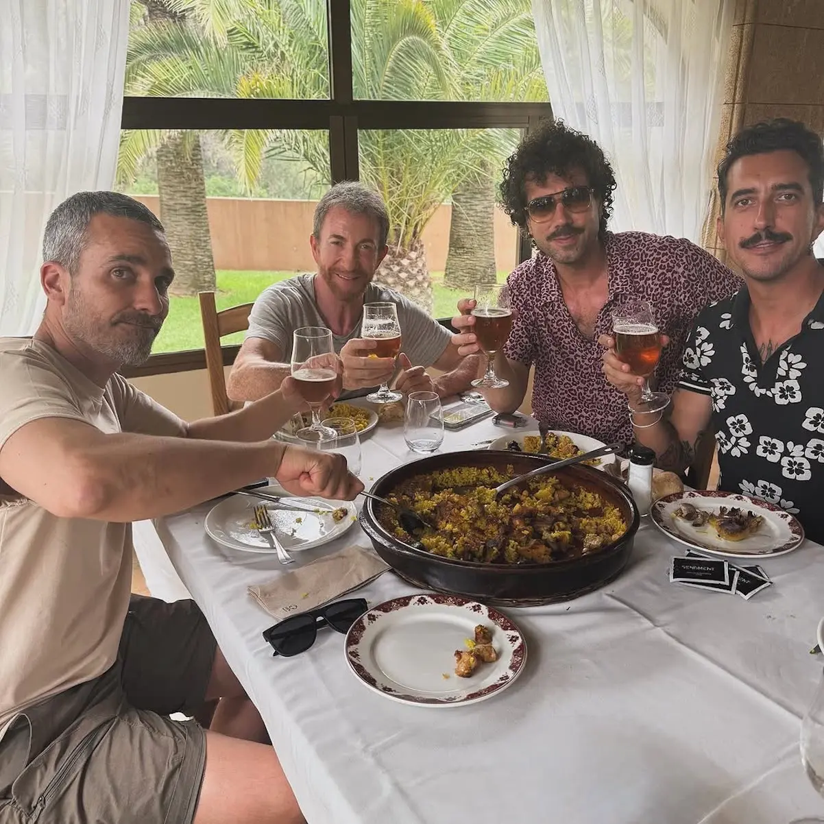 Jorge Marron con sus compañeros