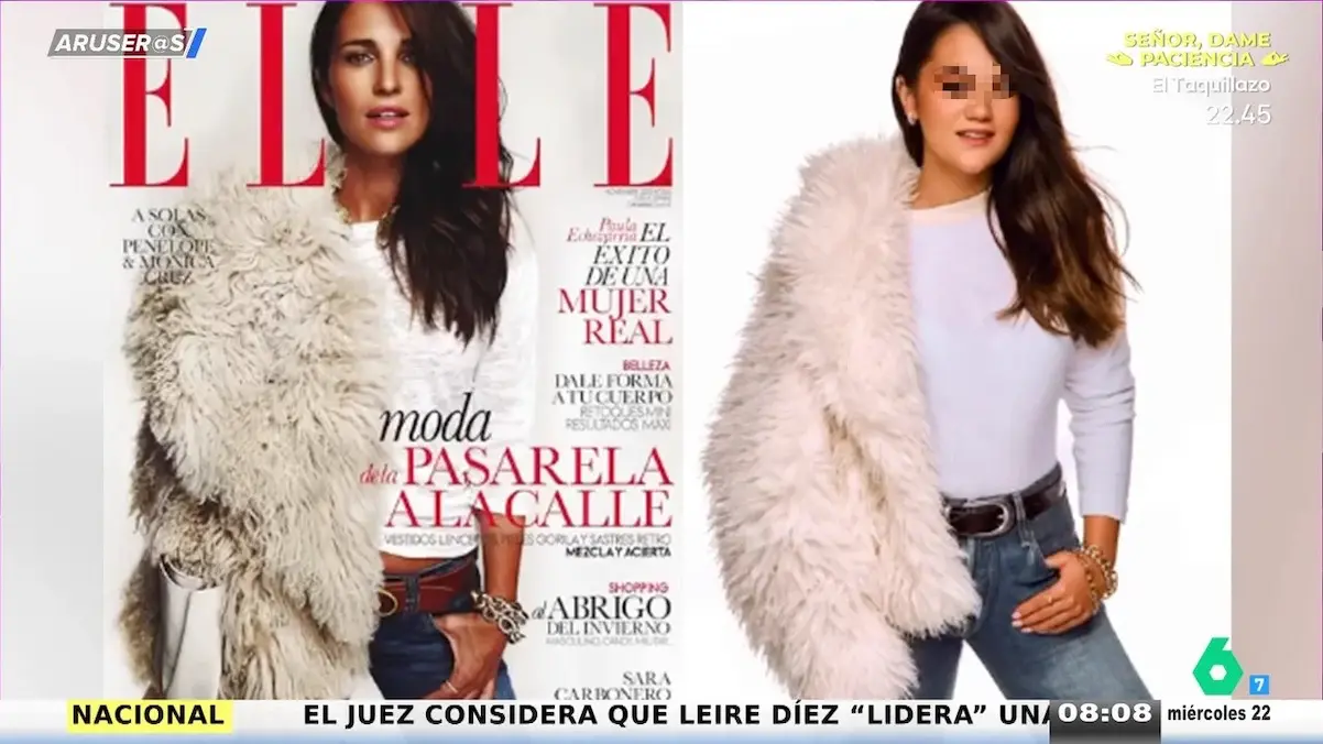 Daniella Bustamante imita a su madre.