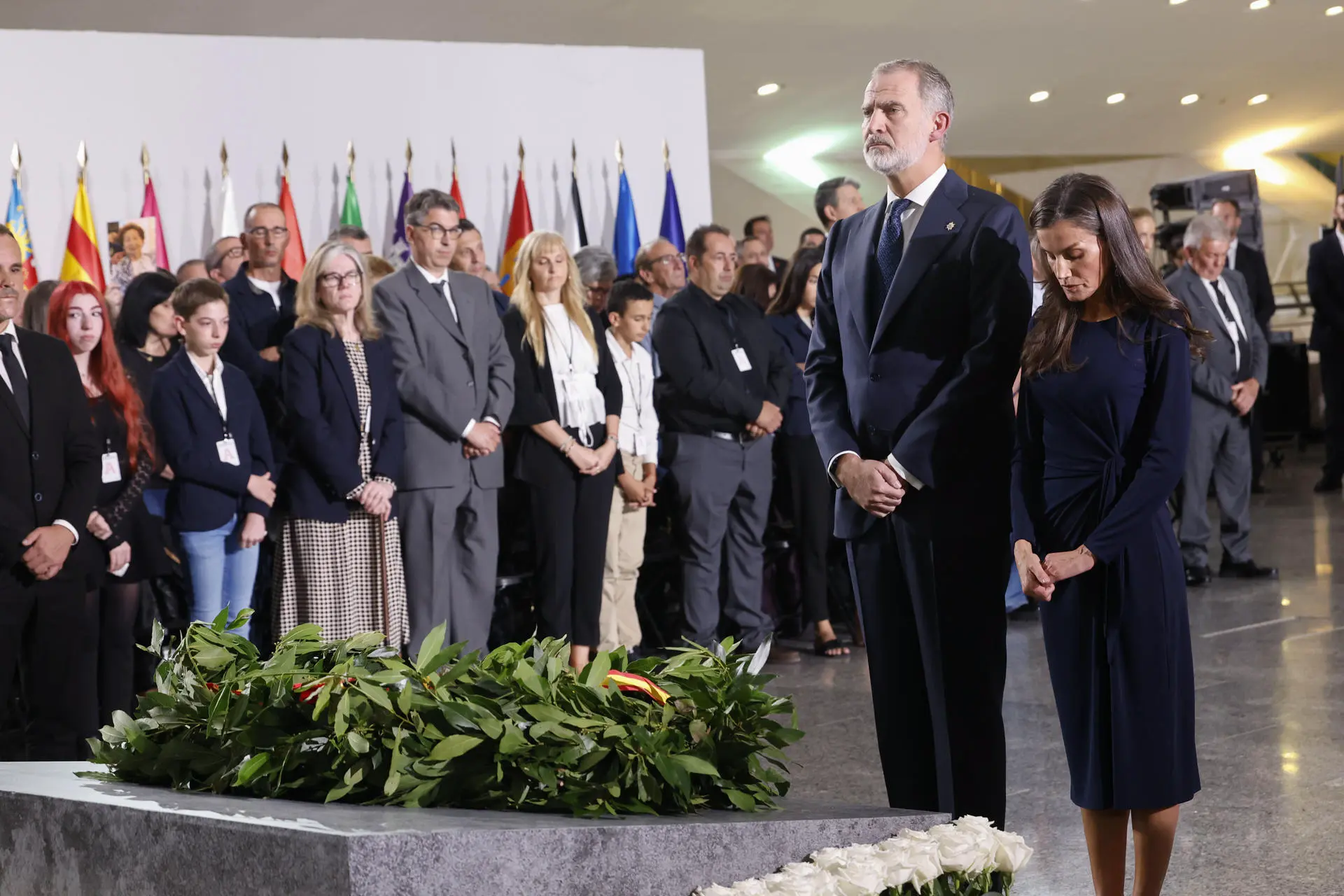 Felipe Letizia fotos emotivas funeral DANA 31