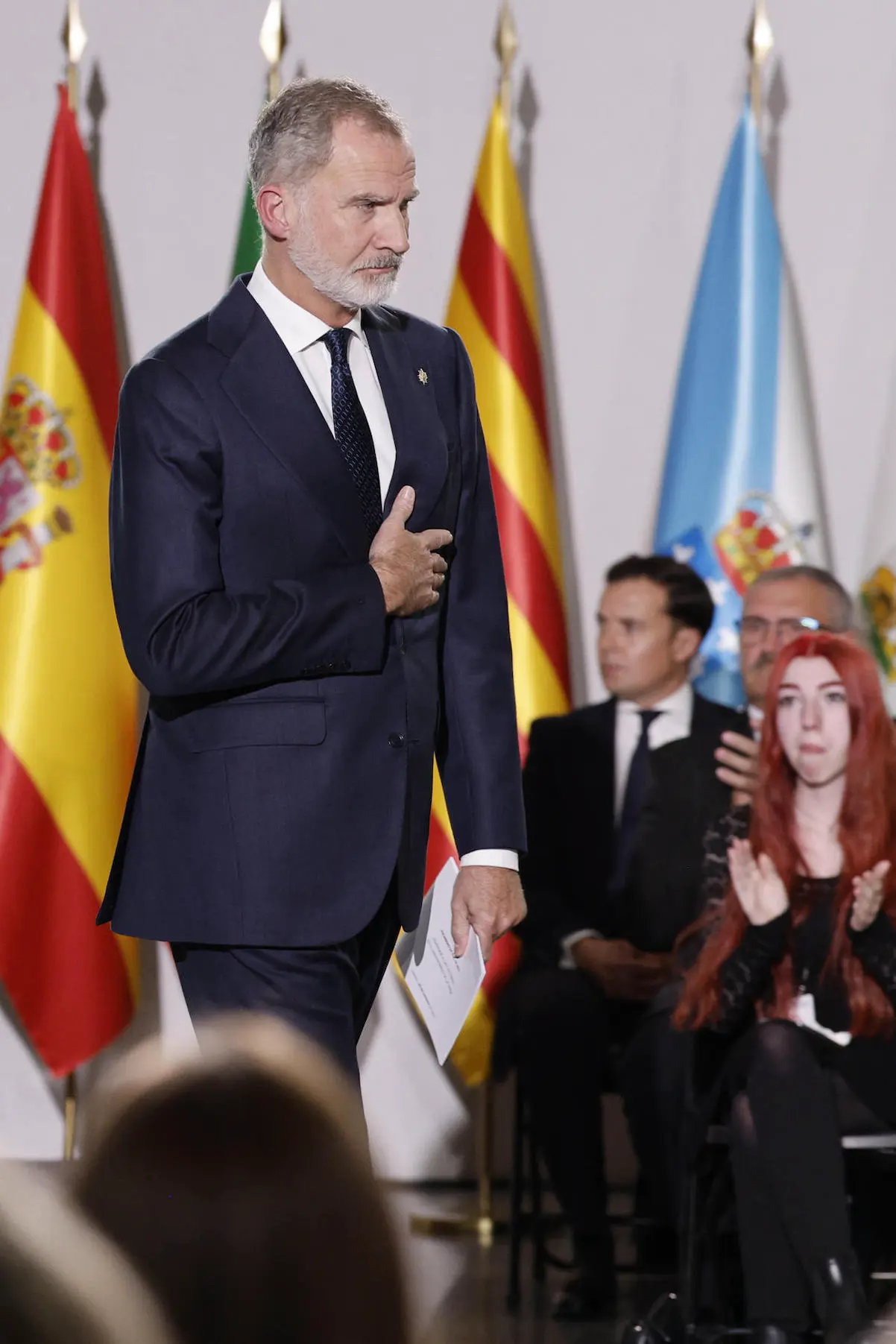 Felipe Letizia fotos emotivas funeral DANA 23