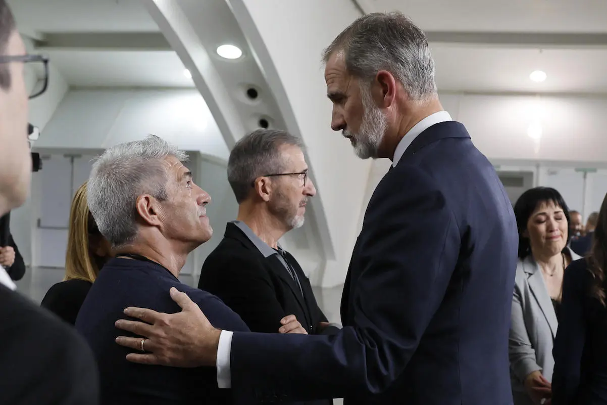 Felipe Letizia fotos emotivas funeral DANA 6