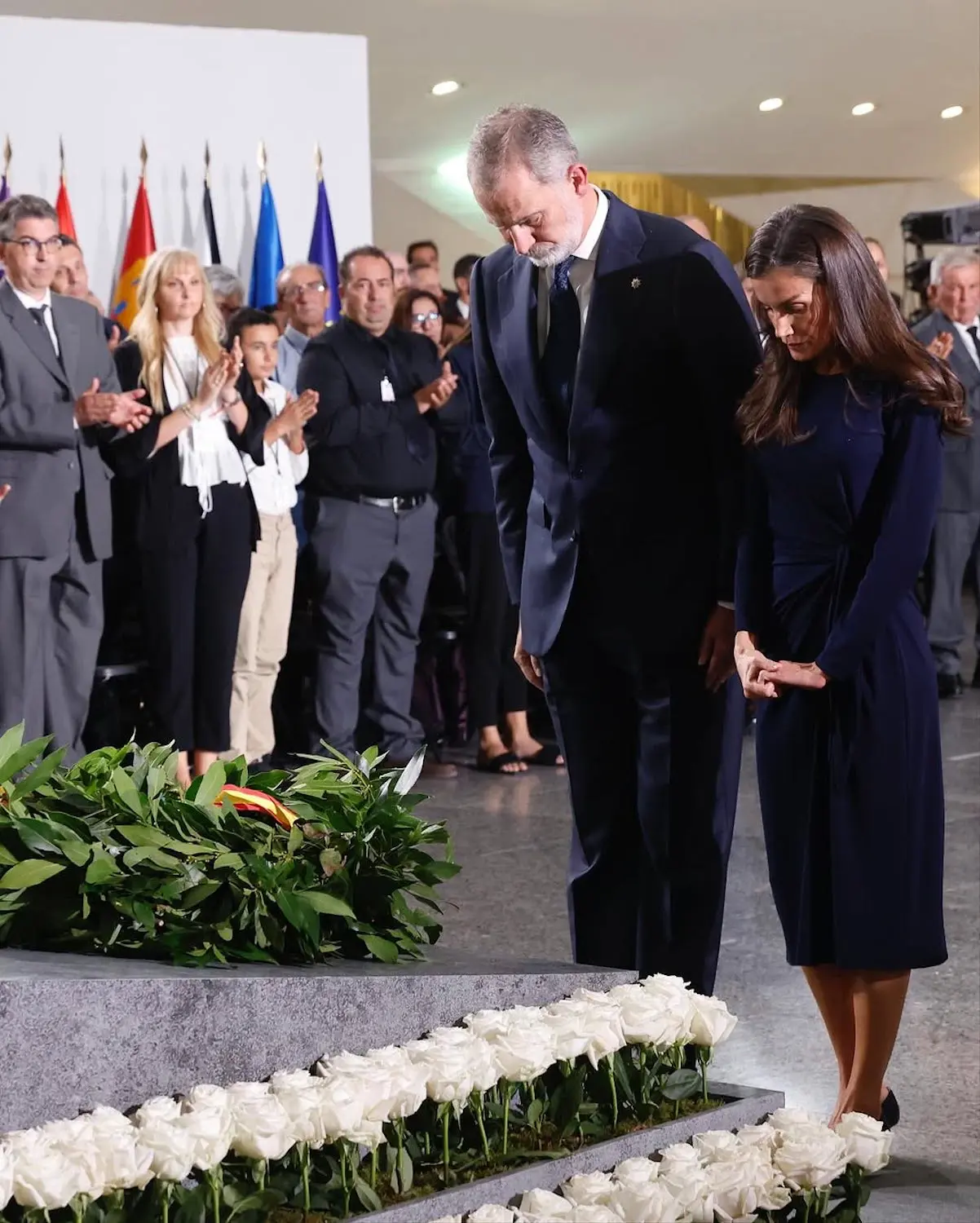 Felipe Letizia fotos emotivas funeral DANA 48