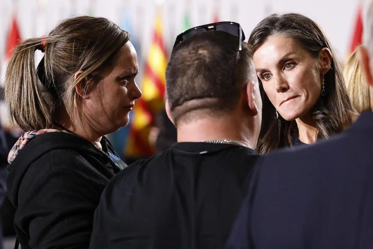 Felipe Letizia fotos emotivas funeral DANA 2