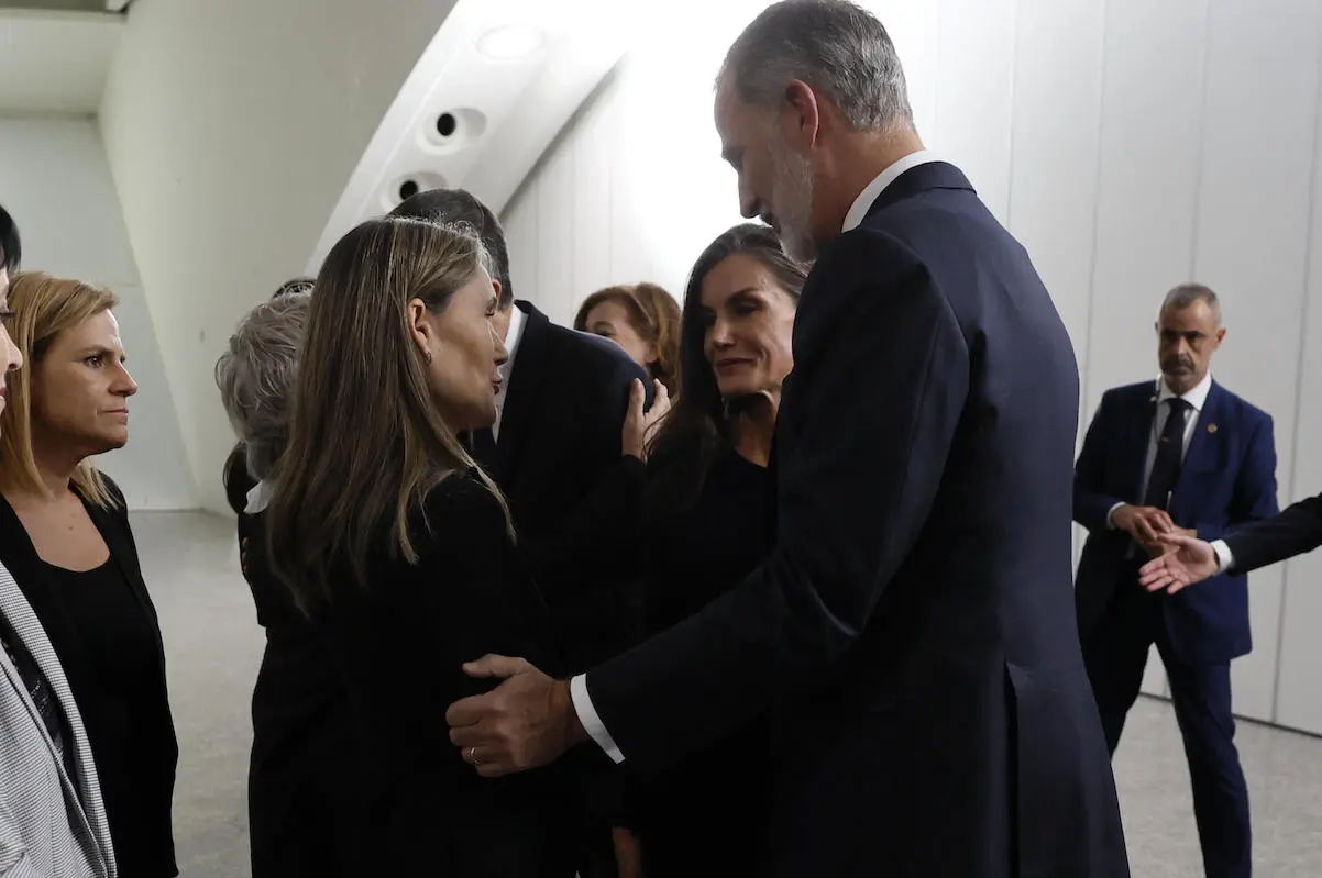 Felipe Letizia fotos emotivas funeral DANA