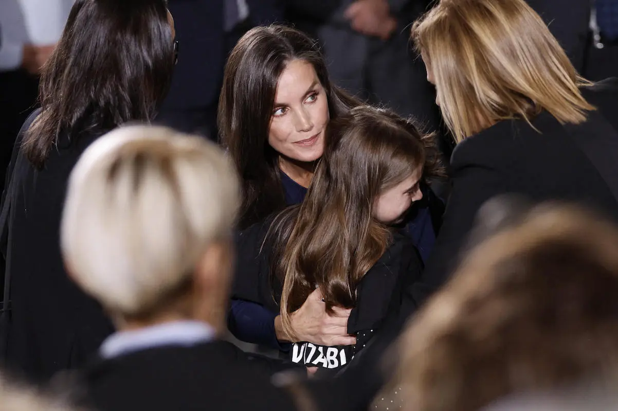 Felipe Letizia fotos emotivas funeral DANA