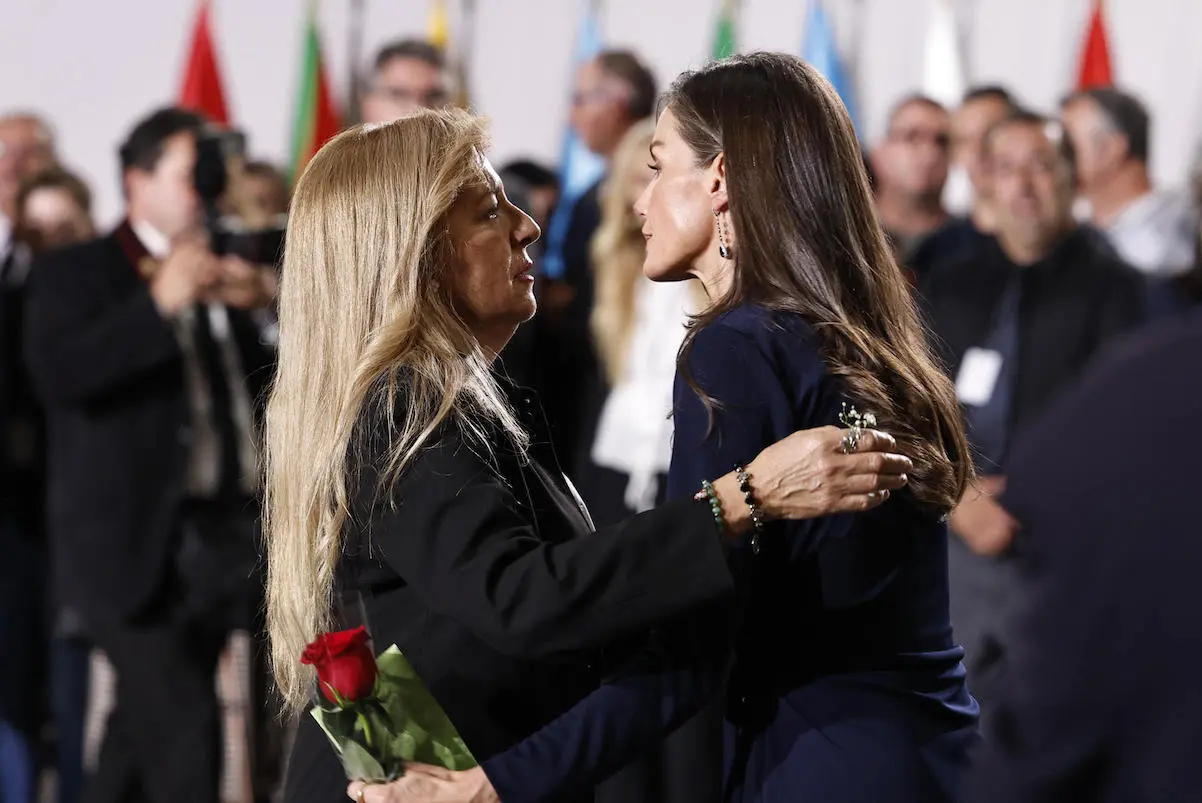 Felipe Letizia fotos emotivas funeral DANA