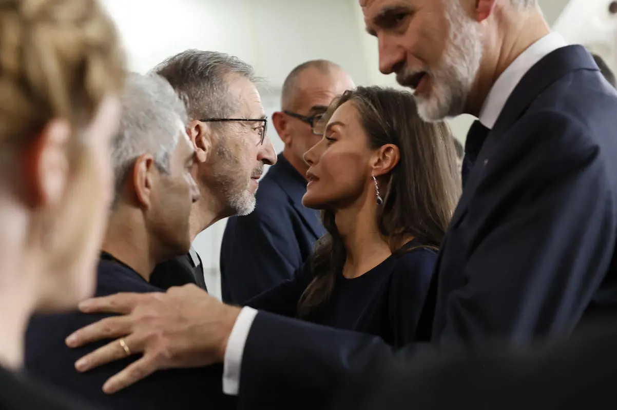 Felipe Letizia fotos emotivas funeral DANA